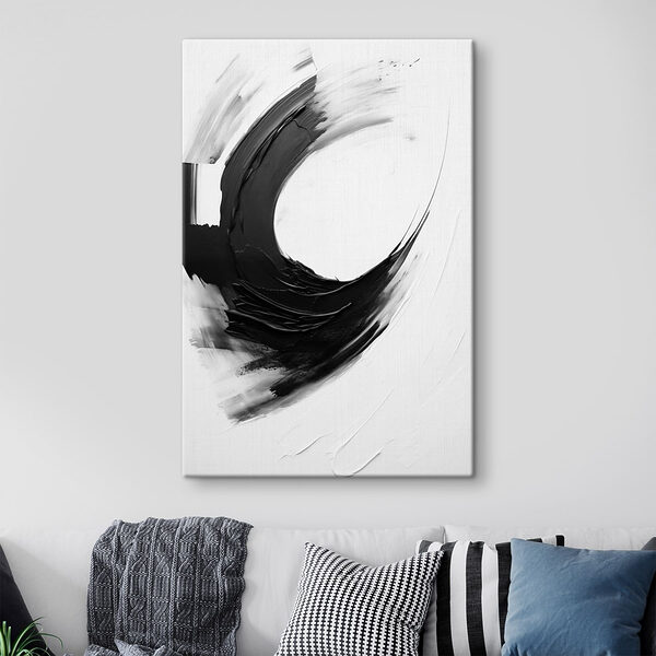 Quadri Dipinto in bianco e nero (COD: s48340) Quadri Quadri Dipinto in bianco e nero (COD: s48340)