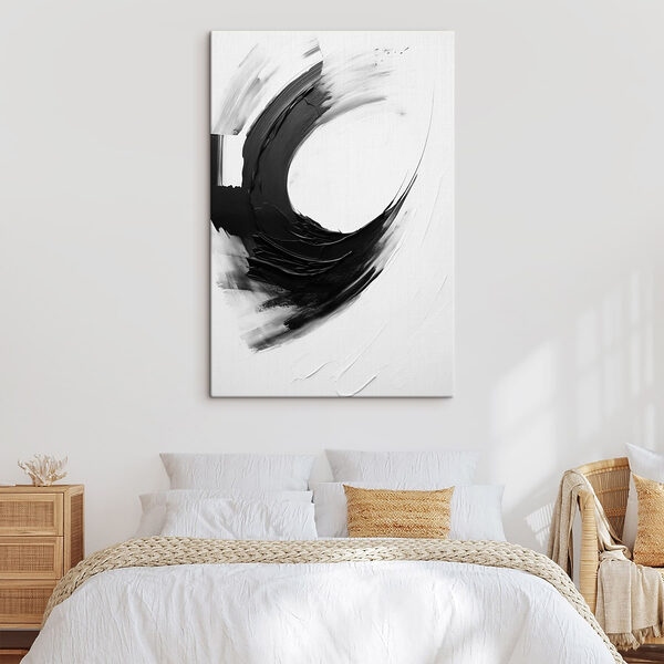 Black and white painting Black and white painting
