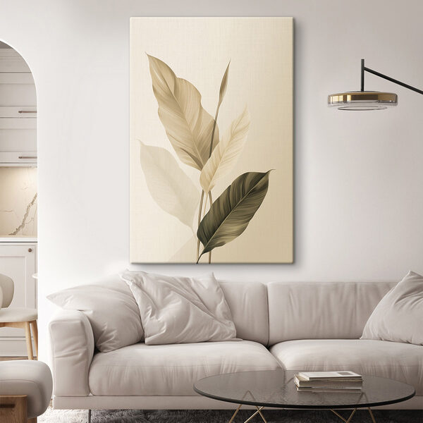 Quadri Foglie delicate dai toni tenui (COD: s48725) Quadri Quadri Foglie delicate dai toni tenui (COD: s48725)