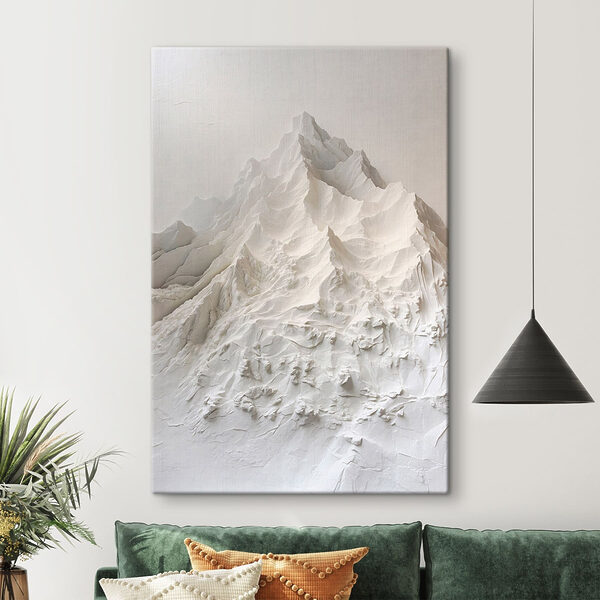 Quadri Montagna bianca innevata