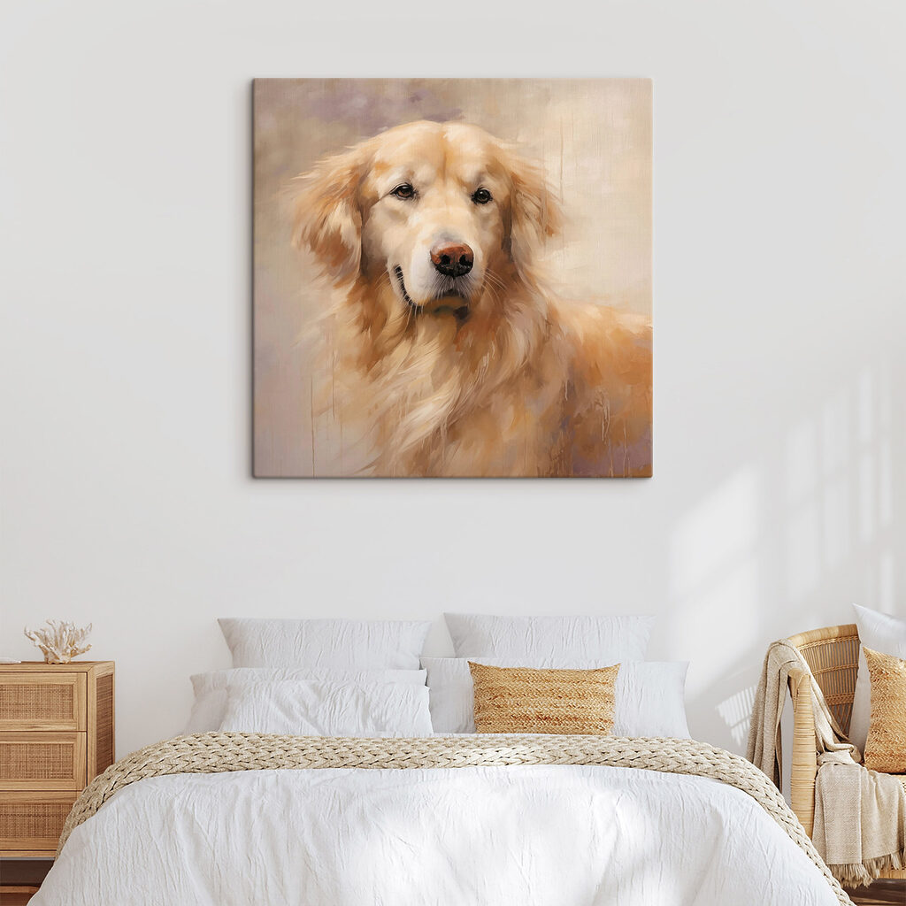 Happy pup with soulful eyes