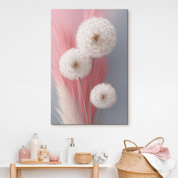 Quadri Quadri Mazzo di fiori bianchi e soffici (COD: s48278)