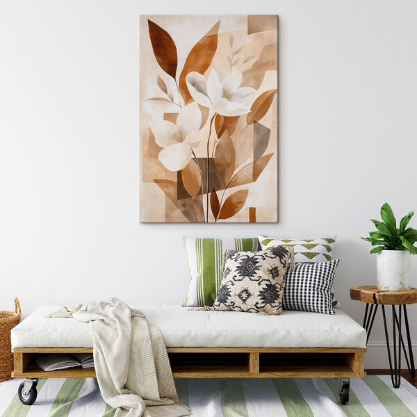 Quadri Quadri Dipinto di fiori e foglie (COD: s48711)