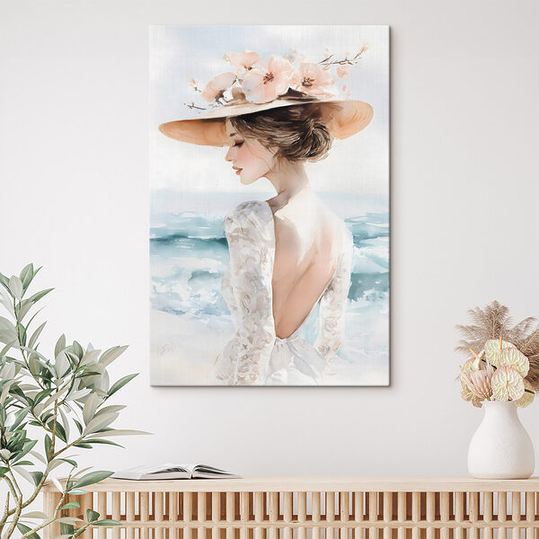 Quadri Donna con un cappello (COD: s48547) Quadri Quadri Donna con un cappello (COD: s48547)