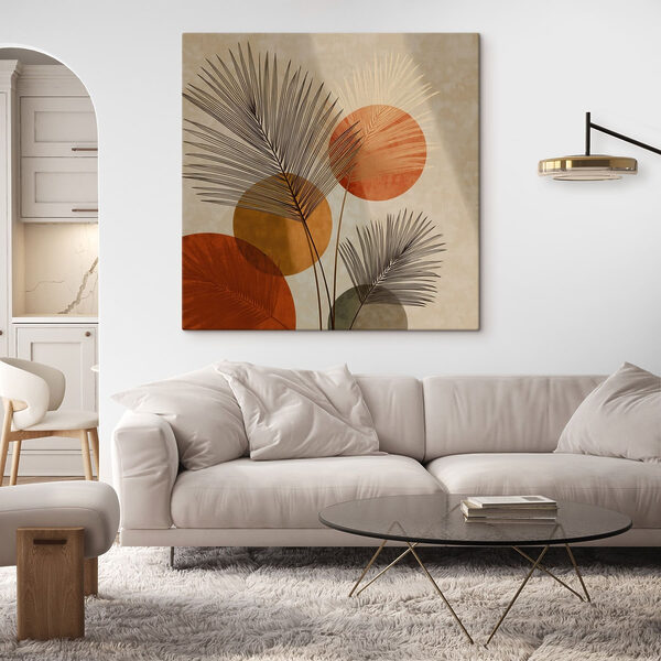 - Vibrant foliage with circular patterns - Vibrant foliage with circular patterns