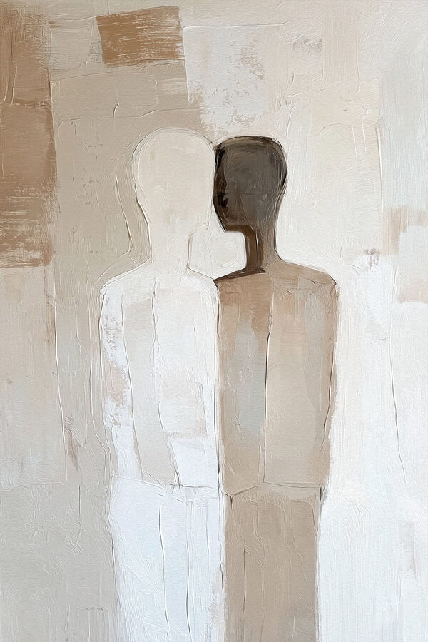 Painting of two people Painting of two people
