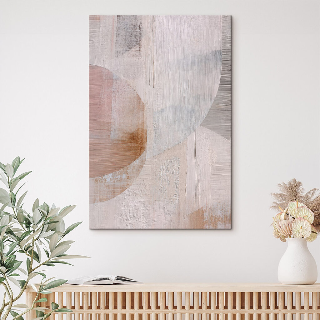 Painting of a circle and a circle
