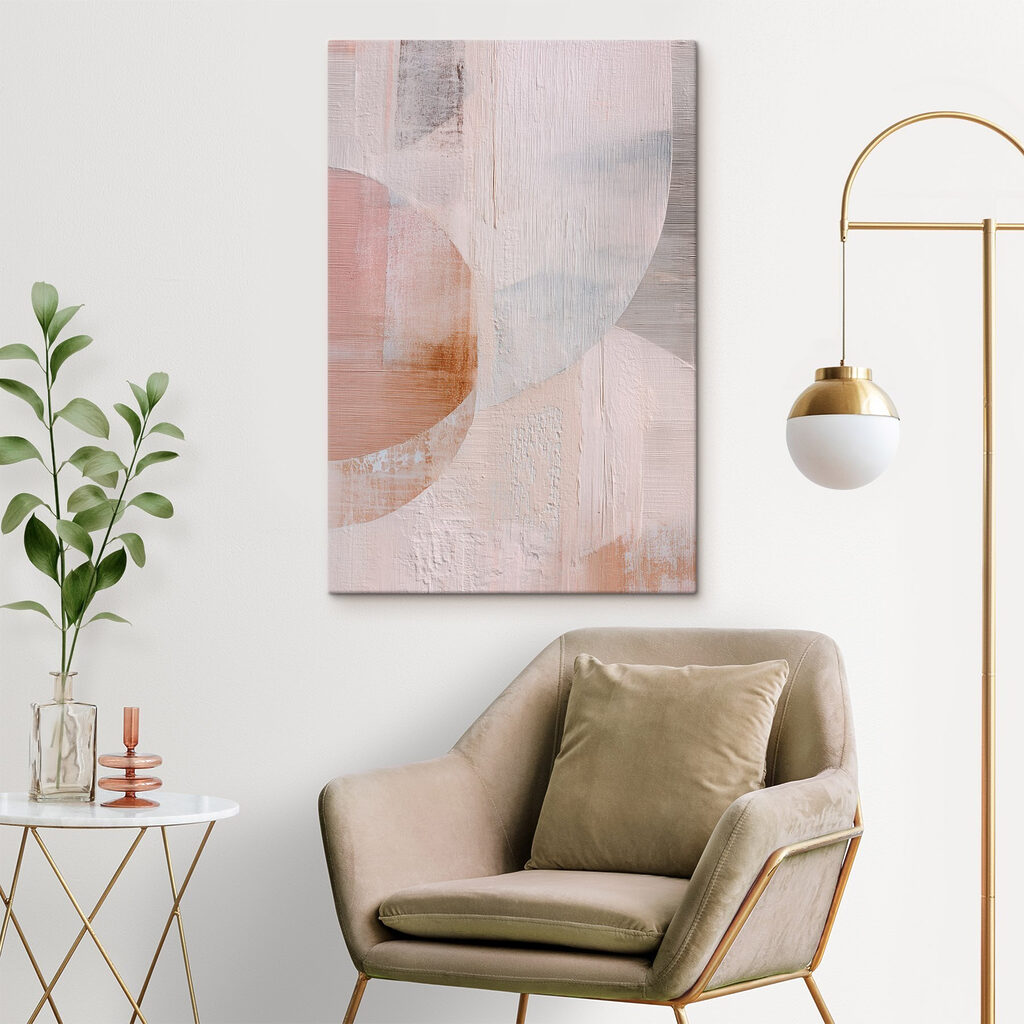 Painting of a circle and a circle