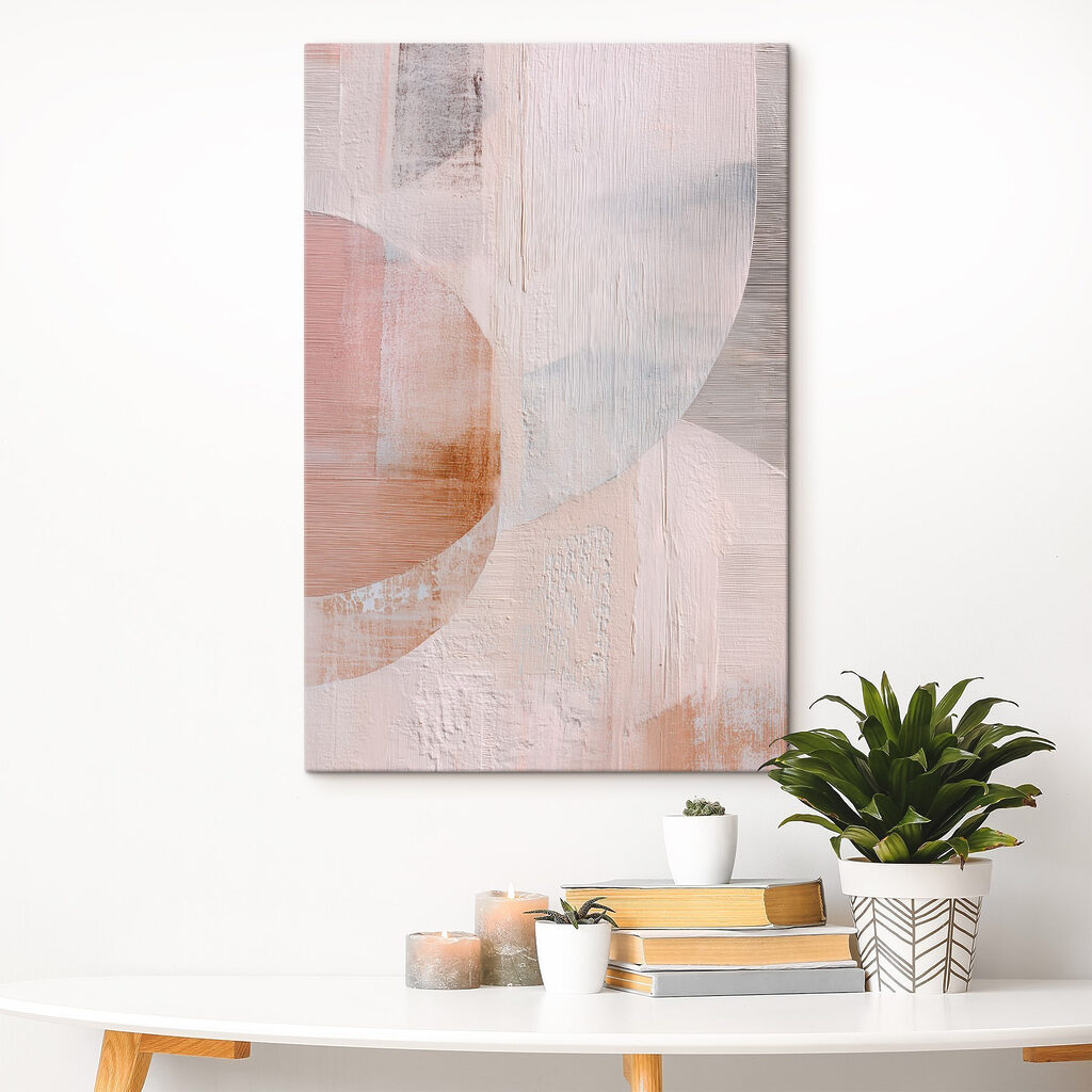 Painting of a circle and a circle