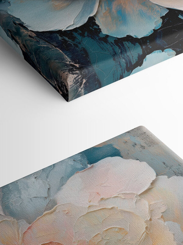 Delicate bloom in soft pastel hues