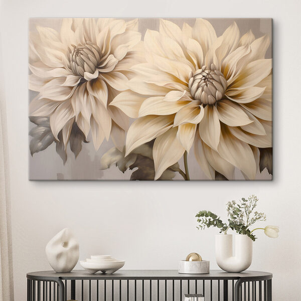 Beautiful blooms in soft tones