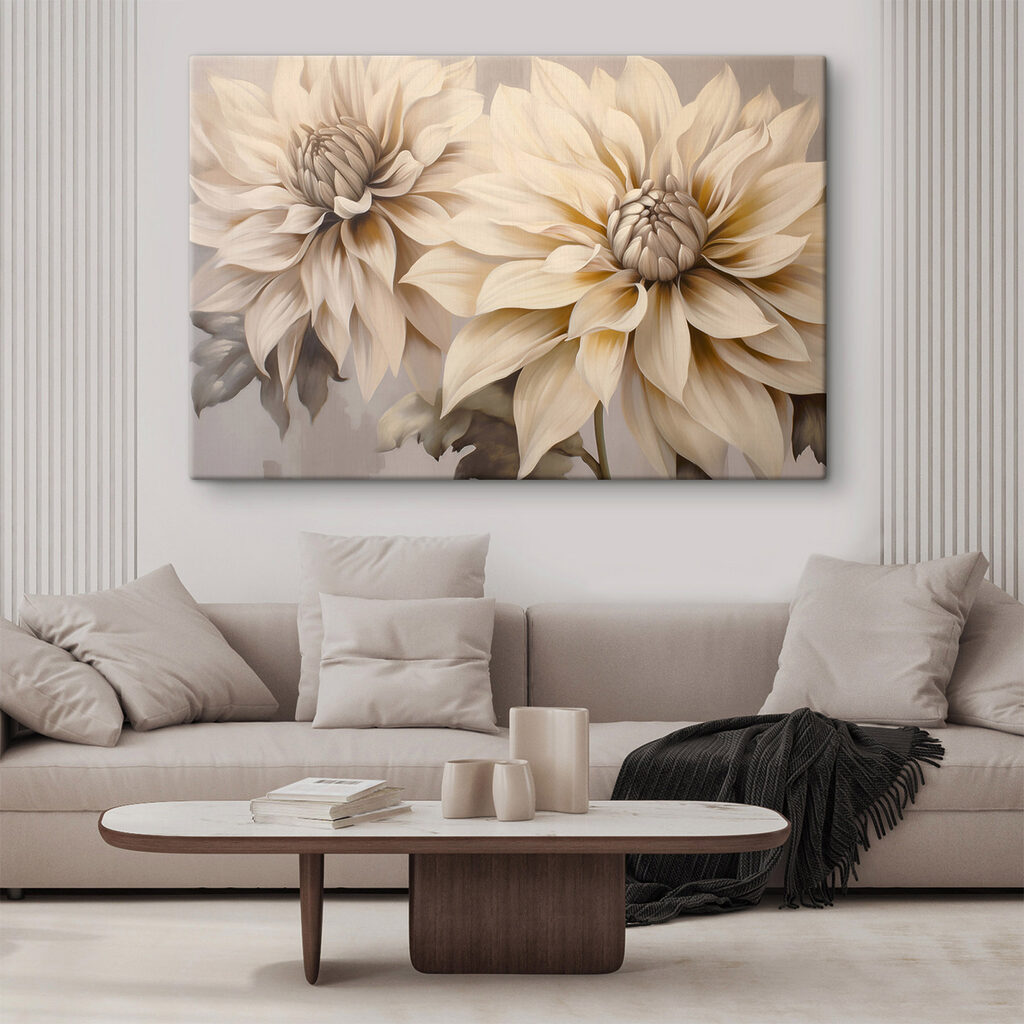 Beautiful blooms in soft tones