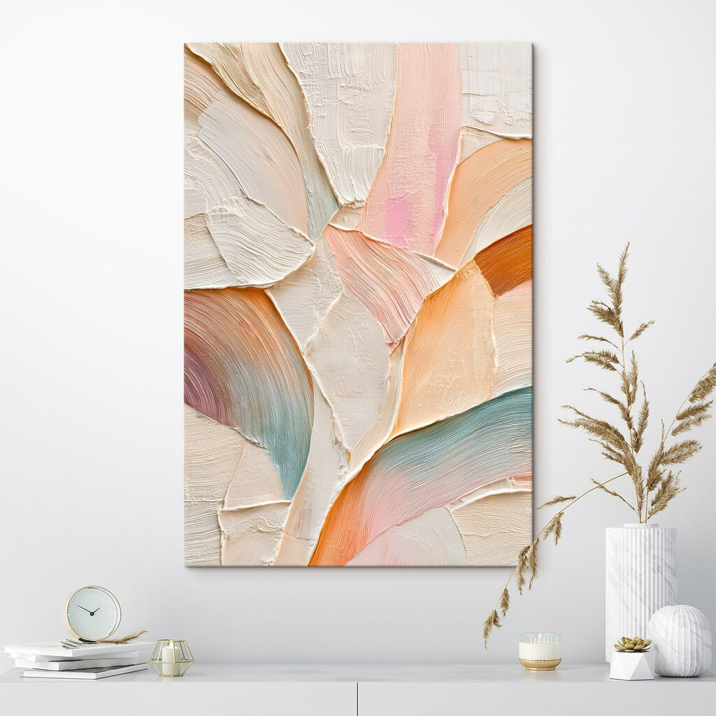 Le tonalità tenui si fondono in un flusso artistico Le tonalità tenui si fondono in un flusso artistico