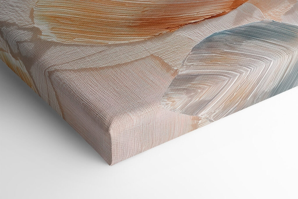 Delicate strokes of pastel colors