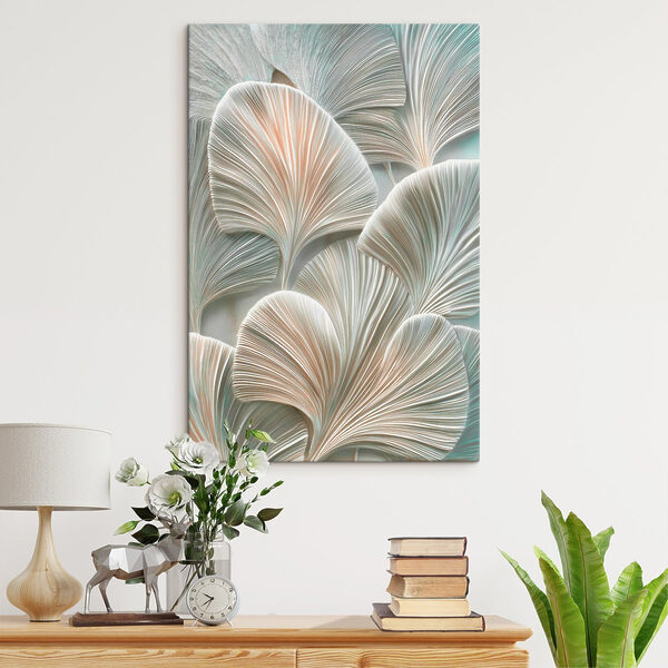 Quadri Foglie delicate dai toni tenui (COD: s48210) Quadri Quadri Foglie delicate dai toni tenui (COD: s48210)