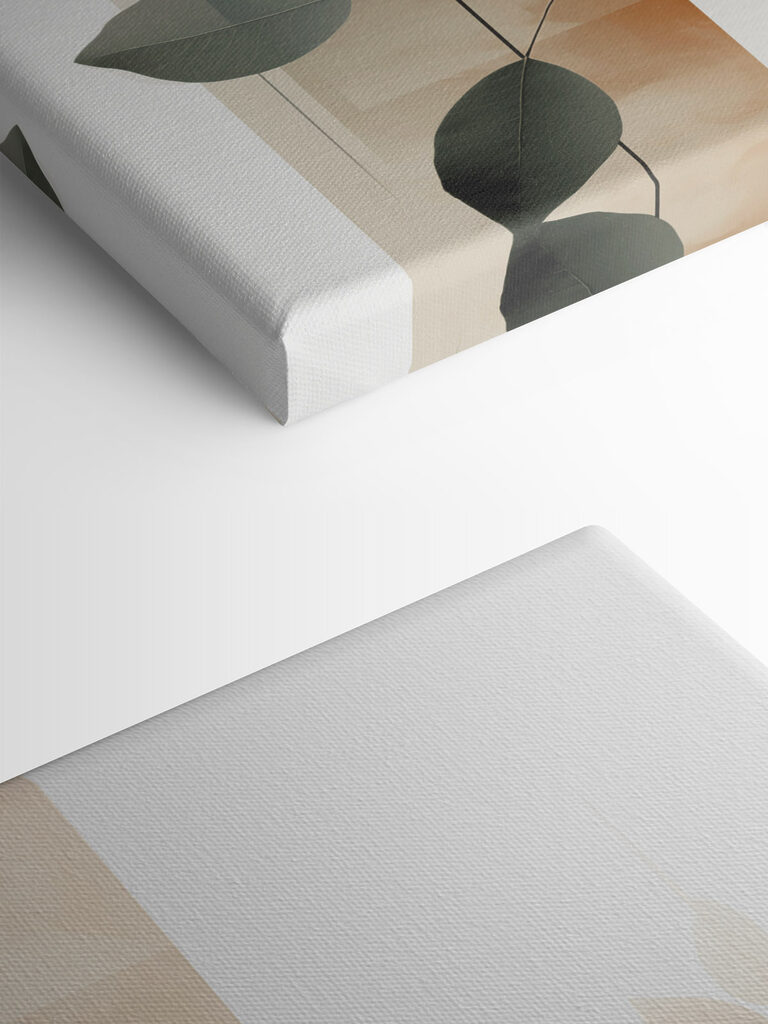 Serene botanical composition in soft hues