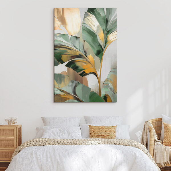 Quadri Foglie tropicali dai colori vivaci e dalle tonalità intense (COD: s48665) Quadri Quadri Foglie tropicali dai colori vivaci e dalle tonalità intense (COD: s48665)