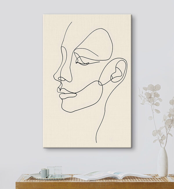 Quadri Disegno del volto di una donna (COD: s48570) Quadri Quadri Disegno del volto di una donna (COD: s48570)