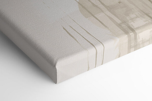 Soft foliage meets gentle abstract shapes