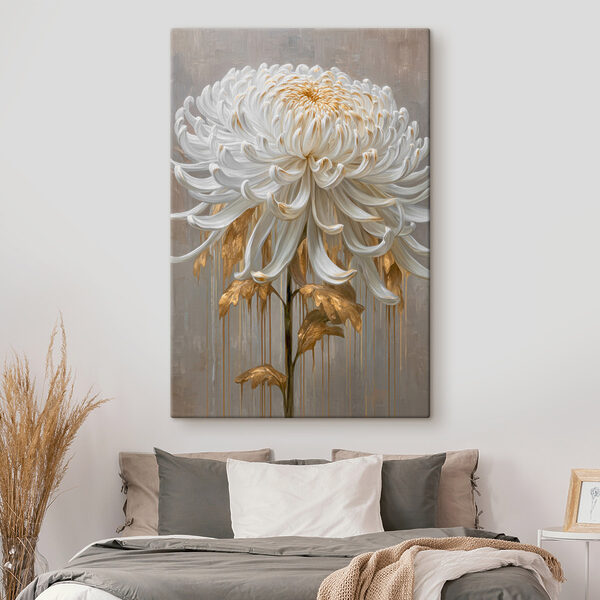Quadri Quadri Fiore elegante dai petali sinuosi (COD: s48520)