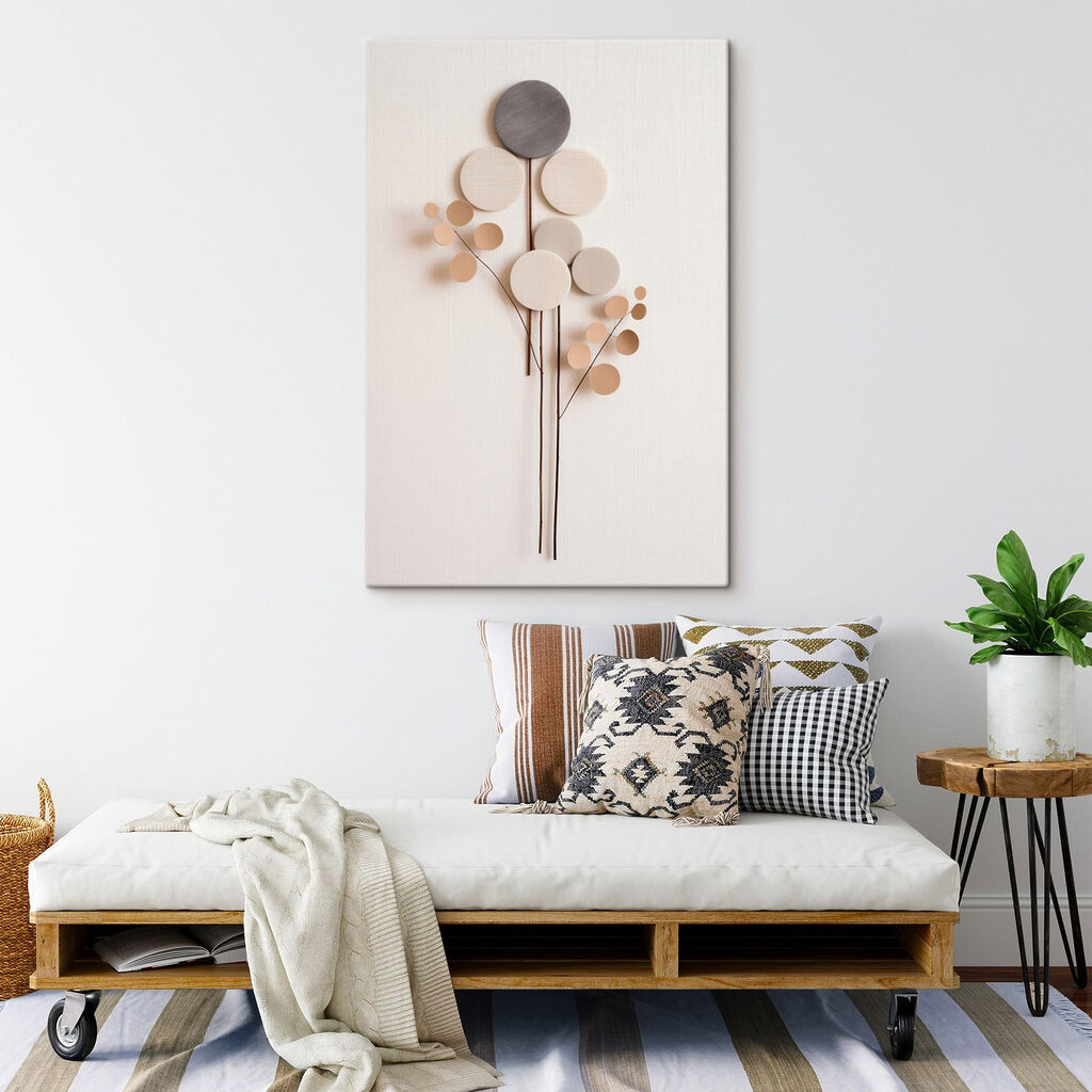 Group of circles on a stem Group of circles on a stem