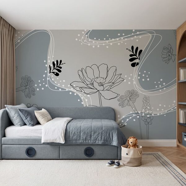 Disegno di fiori e foglie Disegno di fiori e foglie