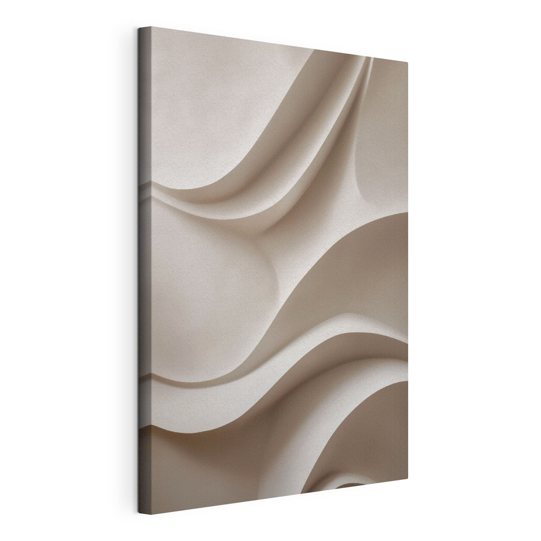 White wall with wavy lines White wall with wavy lines