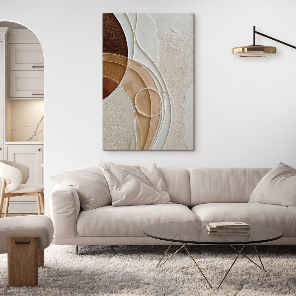 Fluid shapes in earthy tones Fluid shapes in earthy tones