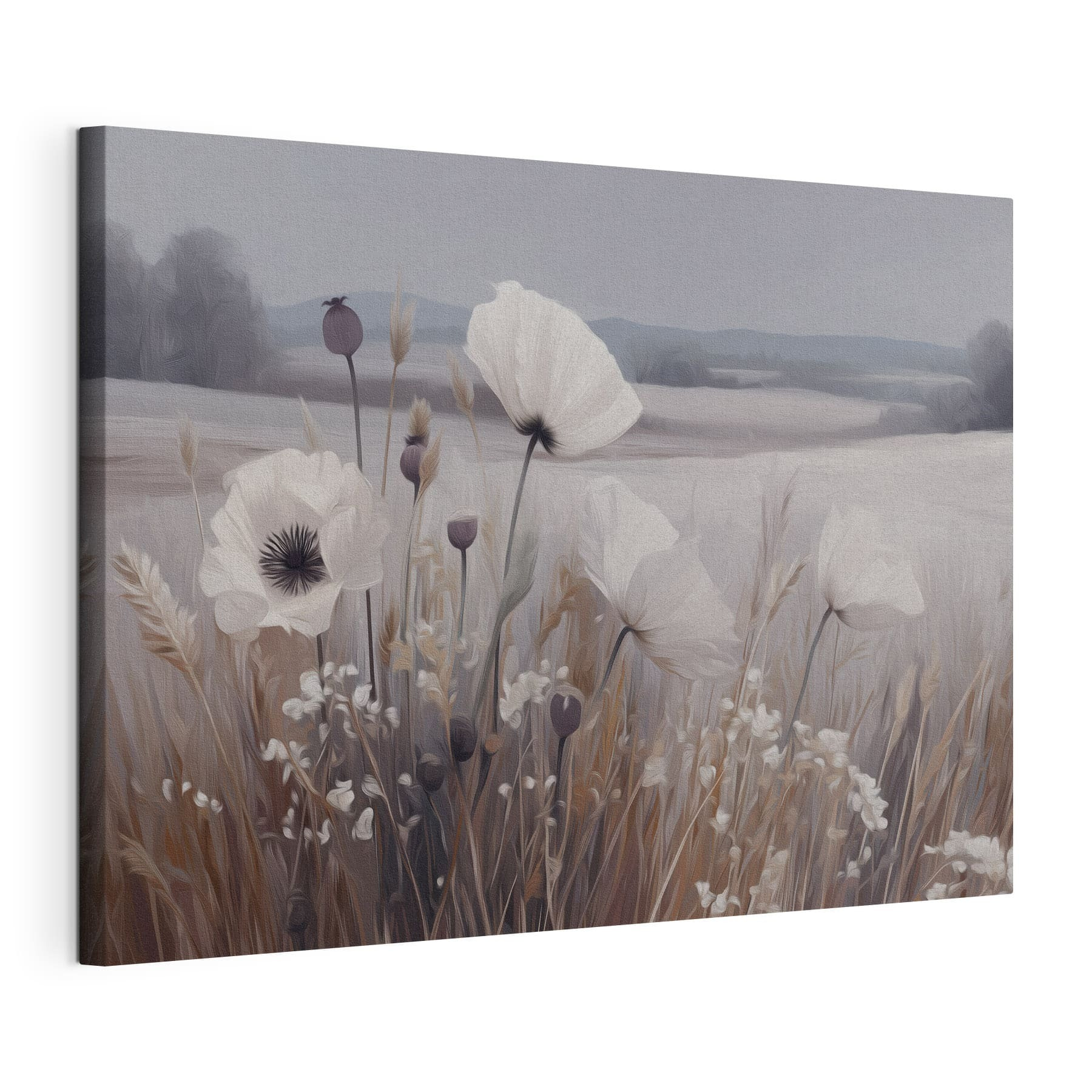 Soft blooms in a serene landscape