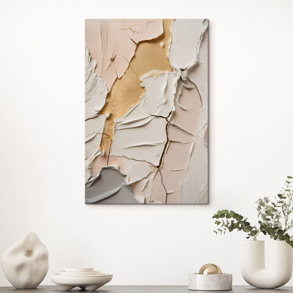 Abstract textures in soft hues