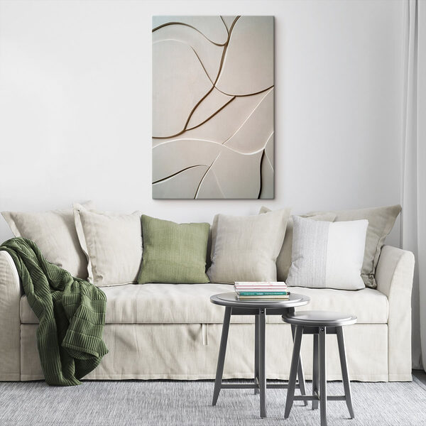 Flowing curves in soft tones Flowing curves in soft tones