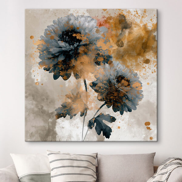 - Elegant floral design with vibrant hues - Elegant floral design with vibrant hues