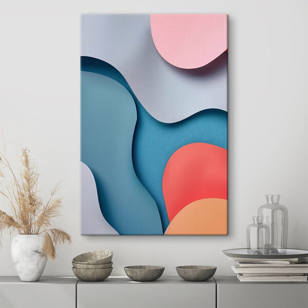 Colorful paper cut out shapes Colorful paper cut out shapes