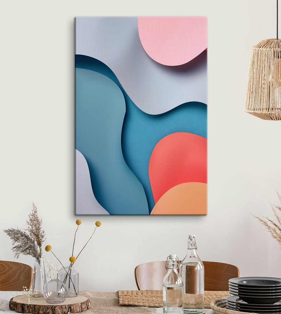 Colorful paper cut out shapes Colorful paper cut out shapes