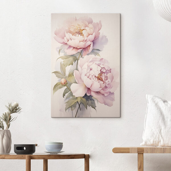 Quadri Dipinto raffigurante fiori rosa (COD: s46916) Quadri Quadri Dipinto raffigurante fiori rosa (COD: s46916)