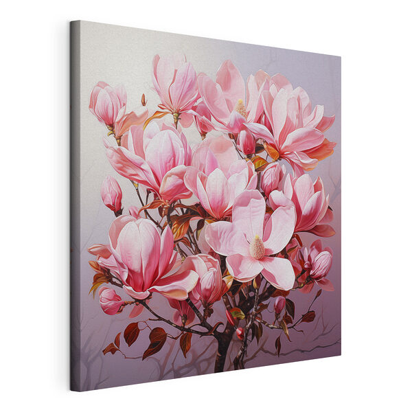Quadri Delicati fiori rosa nel pieno del loro splendore (COD: s49849) Quadri Quadri Delicati fiori rosa nel pieno del loro splendore (COD: s49849)