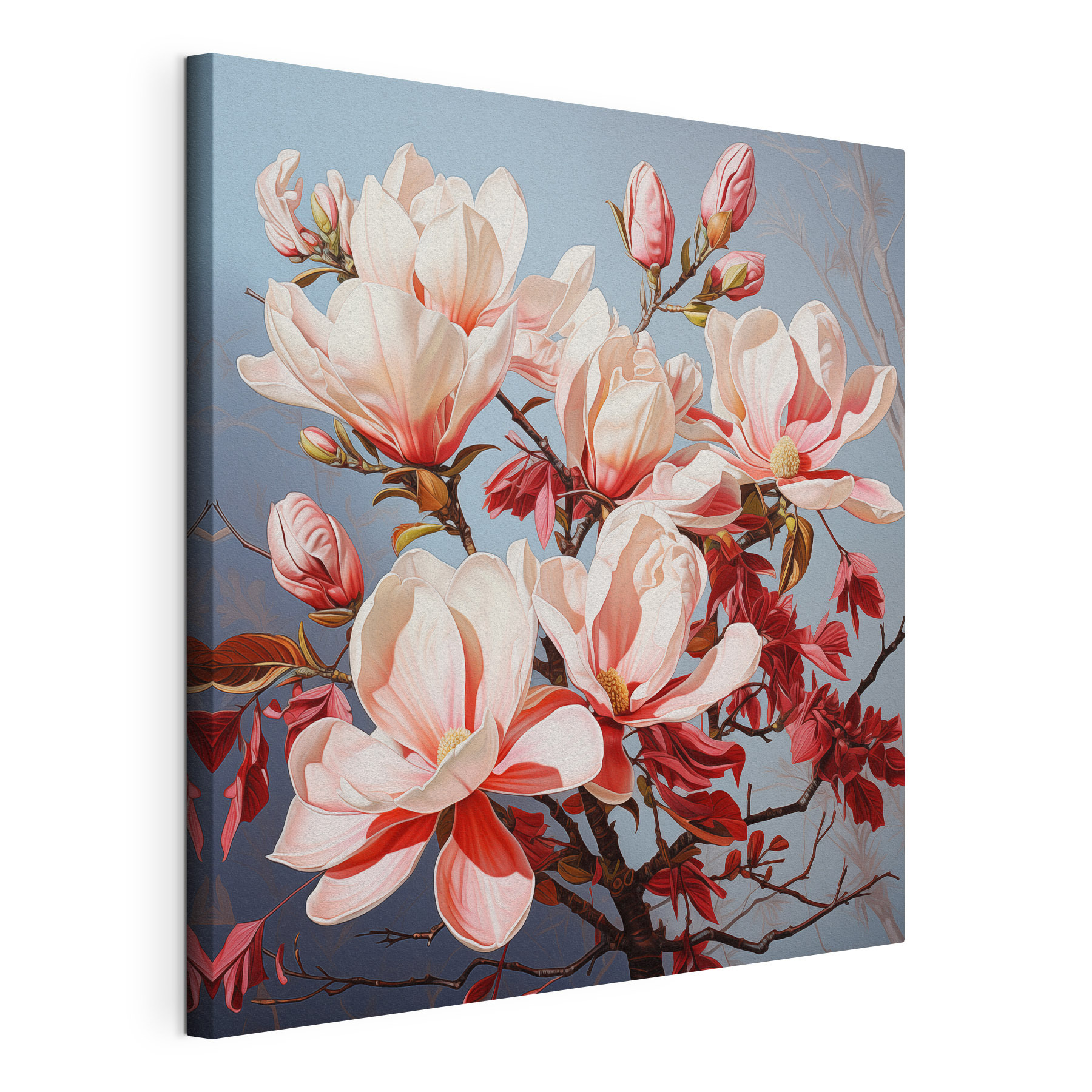 Blossoms in soft pastel hues