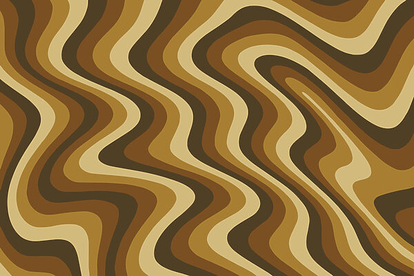 Brown and tan wavy lines Brown and tan wavy lines