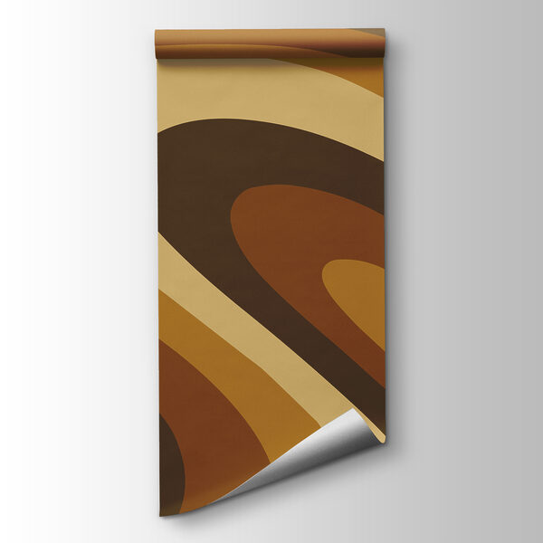 Brown and tan wavy lines Brown and tan wavy lines