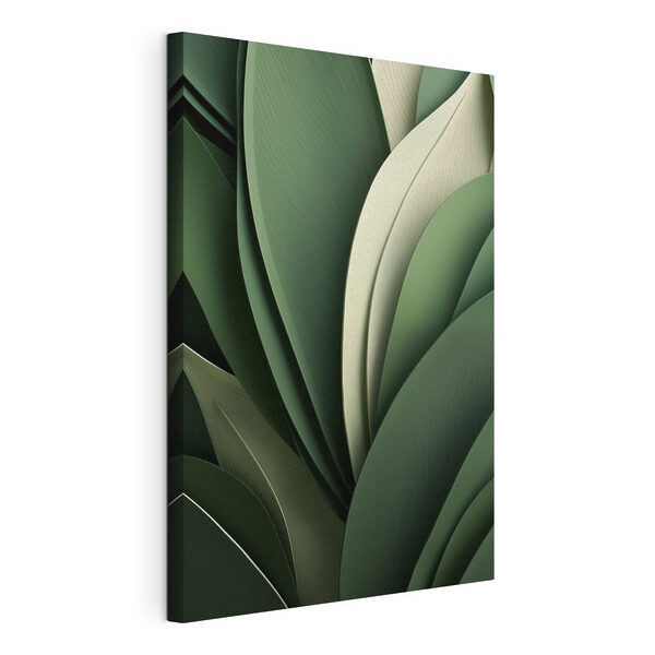 Nature's design in soothing greens Nature's design in soothing greens