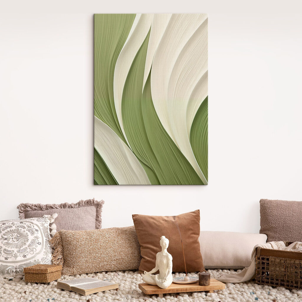 Flowing lines in soft colors Flowing lines in soft colors