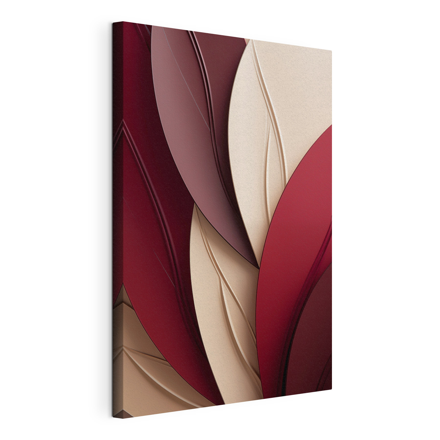 Flowing curves in warm hues Flowing curves in warm hues