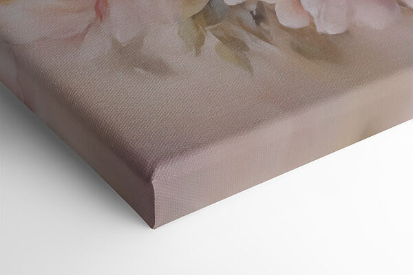 Painting of flowers on a white background Painting of flowers on a white background
