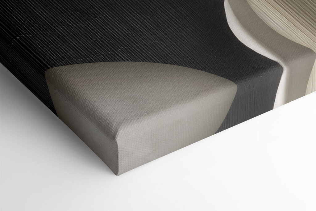 Black and white wavy wall art Black and white wavy wall art