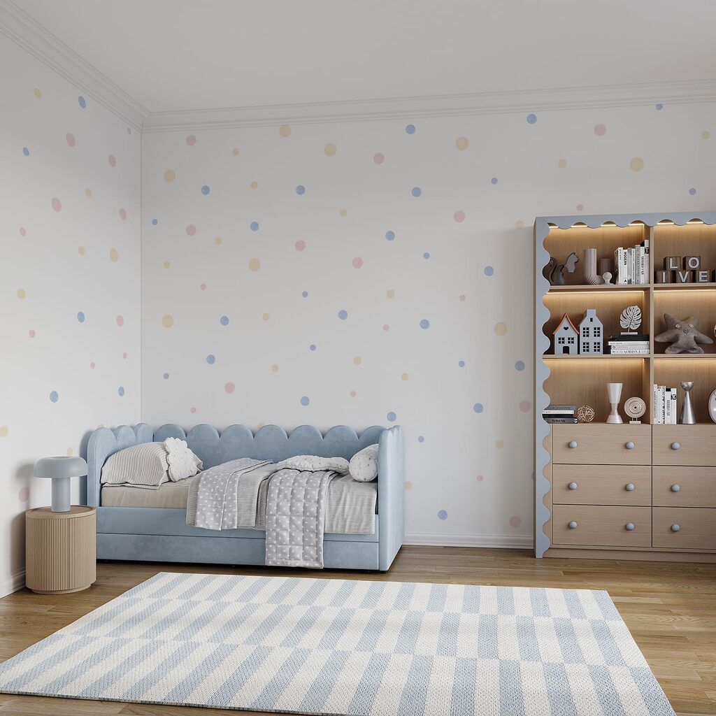 Sfondo bianco con puntini multicolori