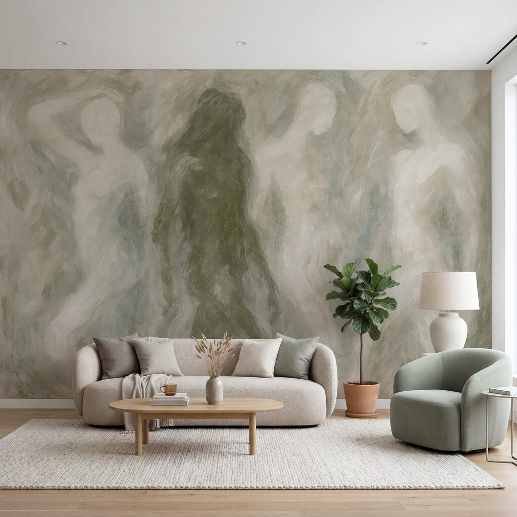 Un gruppo di persone in una stanza grigia e bianca Un gruppo di persone in una stanza grigia e bianca