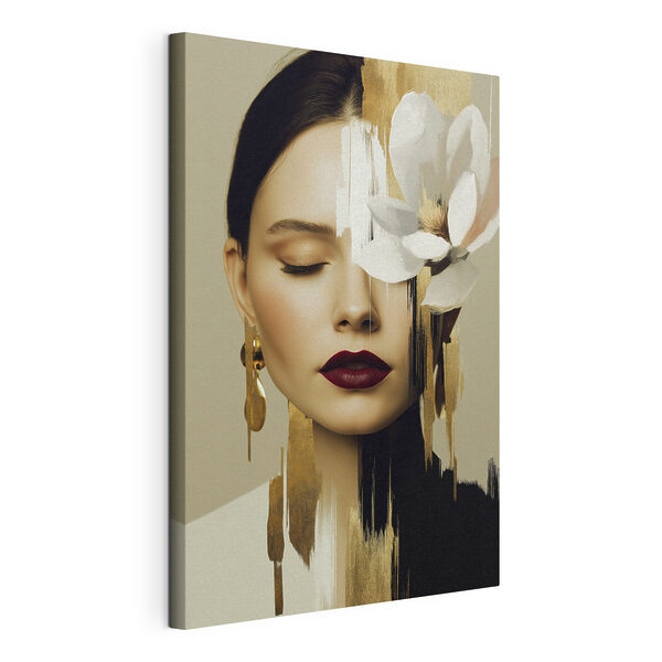 Ethereal beauty with artistic flair