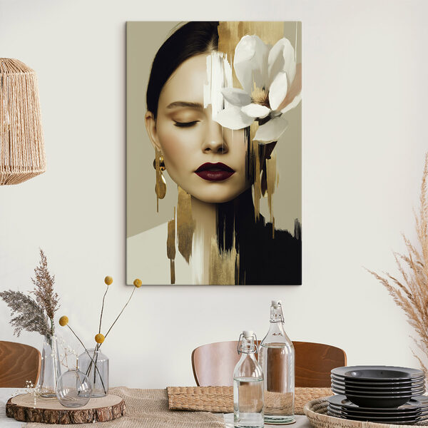 Ethereal beauty with artistic flair