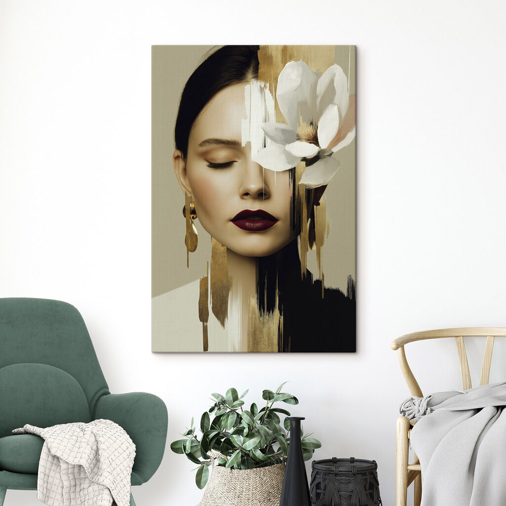 Ethereal beauty with artistic flair