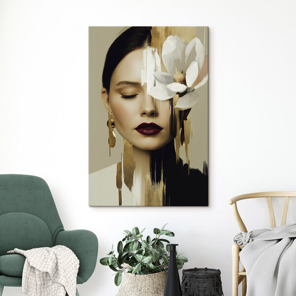 Ethereal beauty with artistic flair